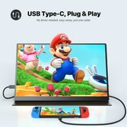 Portable Gaming Monitor 120HZ , NEWSOUL 16inch 2K USB C HDMI Portable Monitor W/ Freesync HDR, External Second Screen for Laptop, PC, PS5, Mac, Xbox