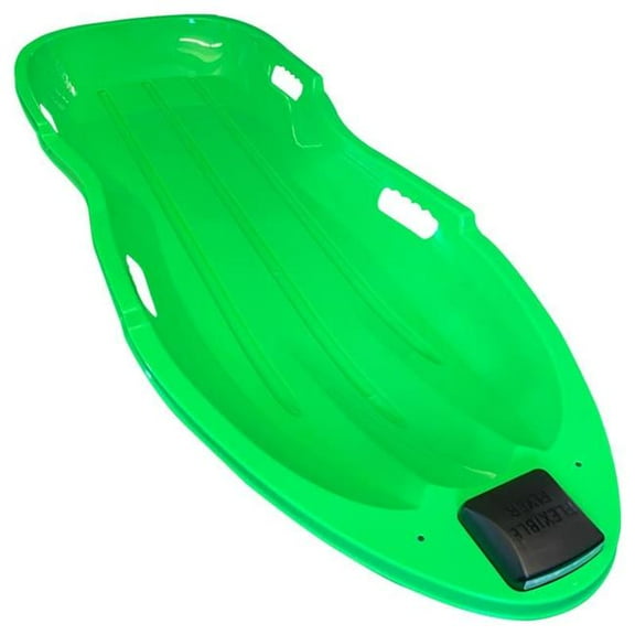 Flexible Flyer 8113959 47 in. Plastic Sled with Light, Green