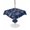 Dark Blue, variant on Outdoor Tablecloth with Umbrella Hole for Patio/Picnic/Party/Camping, Cute Black Space Waterproof Table Cloth Round Cover Washable, Star Cartoon Spaceship Planet (Dia 54")