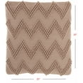 thumbnail image 5 of Rose Pink Chevron Detail Throw Pillow, 5 of 5