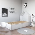 thumbnail image 3 of Modern Sleep Maximum Heavy-Duty Bed Slats | Attached Wood Bed Support Slats, Twin, 3 of 12