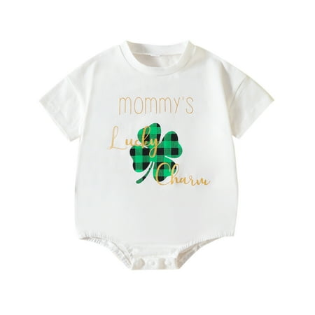 

Baby Bodysuit Baby Girls Clothes Plaids Checks Romper Jumpsuit Bodysuit Outfits(White 6-12 Months)