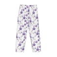 thumbnail image 6 of Balery Orchids Flowers print Men's Pajama Pants,Ultra Lightweight Pjs,Lounge Pant-Large, 6 of 9