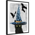 thumbnail image 2 of Amanti Art Black Cat II Framed Canvas Wall Art Print, 2 of 6