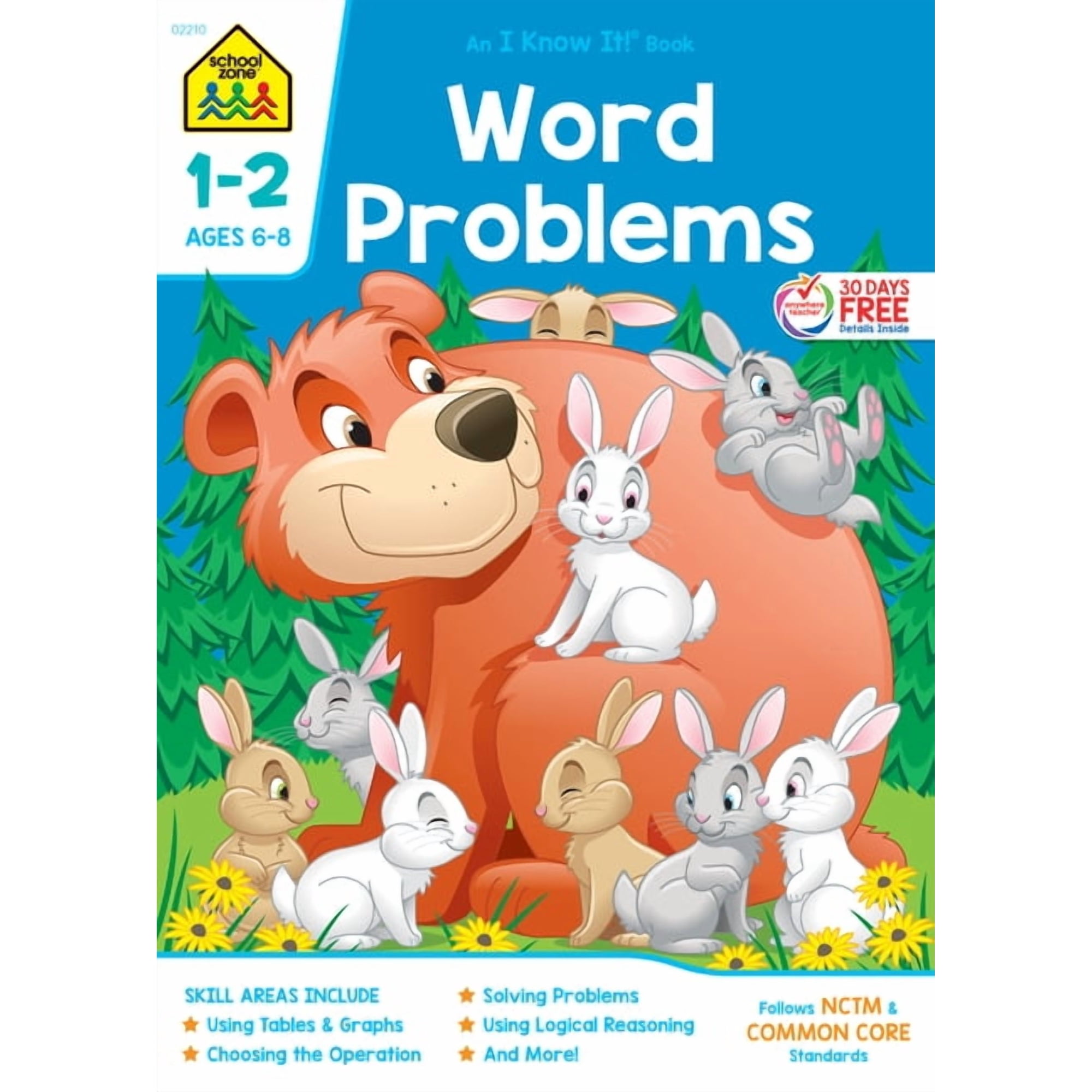 School Zone Word Problems Workbook