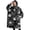 Halloween Ghosts and, variant on Oversized Wearable Blanket Hoodie,Halloween Ghosts and Skulls in Spider Webs Sherpa Blanket Hoodie with Super Pockets,Super Warm Fuzzy Pullover for Women & Men