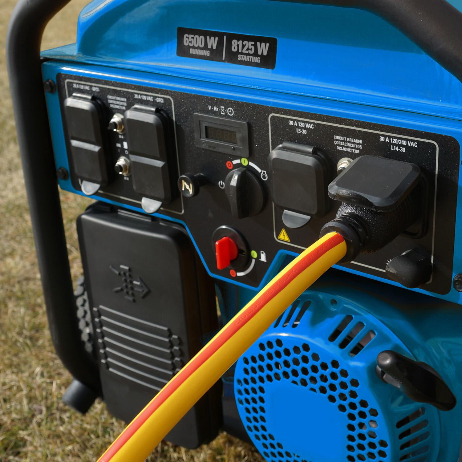 Conntek CTG1430-025 L14-30  4 Prong 30 Amp 25 Foot Generator Extension Cord STW,  125/250V Up to 7500W 10 Gauge STW Generator Cord UL Listed