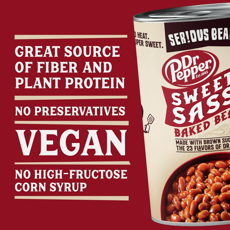 SERIOUS Bean Co Sweet and a Bit Sassy Dr Pepper Baked Beans
