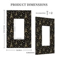 thumbnail image 5 of Zufioo Paris Romantic Print Switch Wall Plate, Dustproof and Heat-resistant Decorative Wall Switch Cover, Suitable for Residential and Commercial Areas-Mid-size, 5 of 8