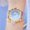 Silver Gold, variant on Women’s Watch Crystal Quartz Dress Watch for Women, 32mm Small Face Ladies Watch with Rhinestone Bezel, Metal Bracelet Band Elegant Fashion Wrist Watch Gift for Women