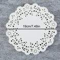 thumbnail image 2 of Qiangzon 7.5-Inch Round White Paper Lace Doilies - Pack of 150 for Wedding Table Decorations, Cake Servings, and Party Events - Delicate Hollow-Out Design, Practical and Decorative, 2 of 8