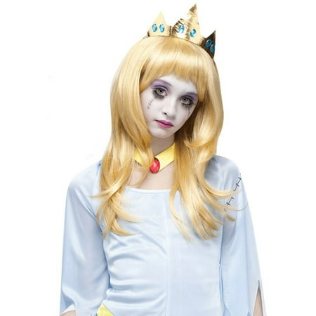 Adult And Teen Blonde Sleeping Beauty Once Upon A Zombie Wig Costume Accessory