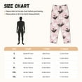 thumbnail image 3 of Vsdgher Swan And Flowers2 Women’s Womens Pajama Pants, Lounge Wide Leg PantsLounge Pants,Sleep Bottoms, Lounge for Women-Large, 3 of 6