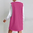 thumbnail image 3 of Women's sleeveless knitted dress with pockets, 3 of 9