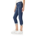 thumbnail image 3 of WallFlower Jeans for Women Ultra Crop 23.5” Inseam Mid-Rise​​ Insta Soft Denim, Juniors Jeans - Iris, 13, 3 of 6