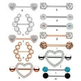 thumbnail image 4 of Minnieouse Anillo para pezones, encantador adorno de Metal para el pecho, decoración de cuerpos, Piercings creativos para los senos, elegante para Ropa, zapatos y accesorios Miscelánea Tipo 6 Minnieouse AP009719-06, 4 of 6