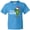 Pacific Blue, variant on Feliz Navidad Christmas Cactus in Santa Hat Youth T-Shirt