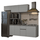 thumbnail image 2 of Cocina Integral Completa Modular Madesa Nice 240cm Gris 07, 2 of 10