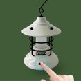 thumbnail image 4 of Linterna portátil USB Retro Camping Tienda de campaña impermeable Luces colgantes Lámparas (Blanco), 4 of 9