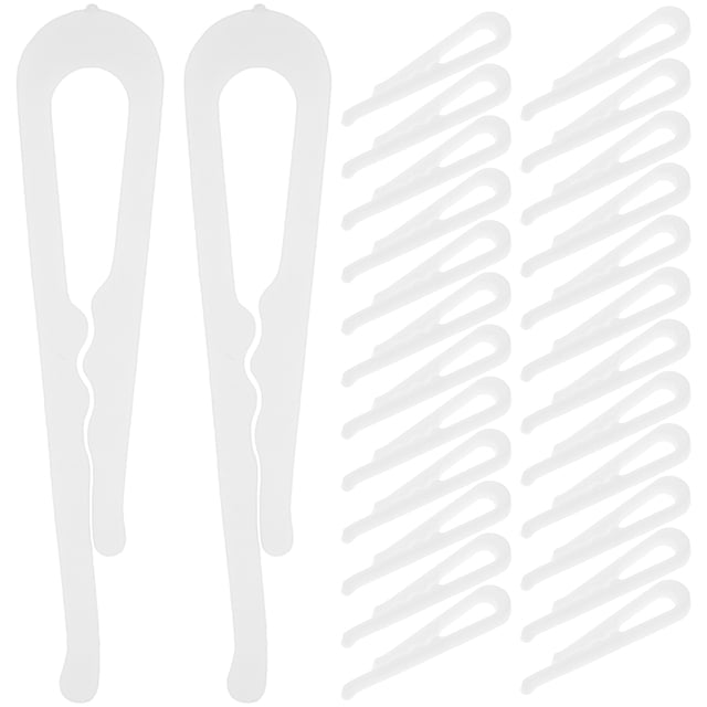 MOVTOTOP 100PCS Shirt Sleeve Clips Alligator Clips for Fixing Clothes Socks Pants Skirts Fixing Clips Multifunctional Clothing Protection Clips