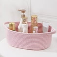 thumbnail image 4 of Hyasfey Baby Gifts Basket Collapsible Multi-Function Small Storage Basket with Handle Large Capacity Small Woven Cotton Rope Basket, 4 of 8