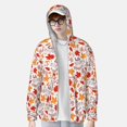 thumbnail image 2 of Balery Hello Autumn Maple Leaf Sudadera ligera de manga larga con capucha y protección solar UPF 50+ para hombre y mujer, ideal para pesca y running-Small, 2 of 7