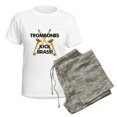 thumbnail image 5 of CafePress - Trombones Kick Brass Pajamas - Women's Short Sleeve Print T-Shirt and Pants Light Cotton Pajama Set, 5 of 7