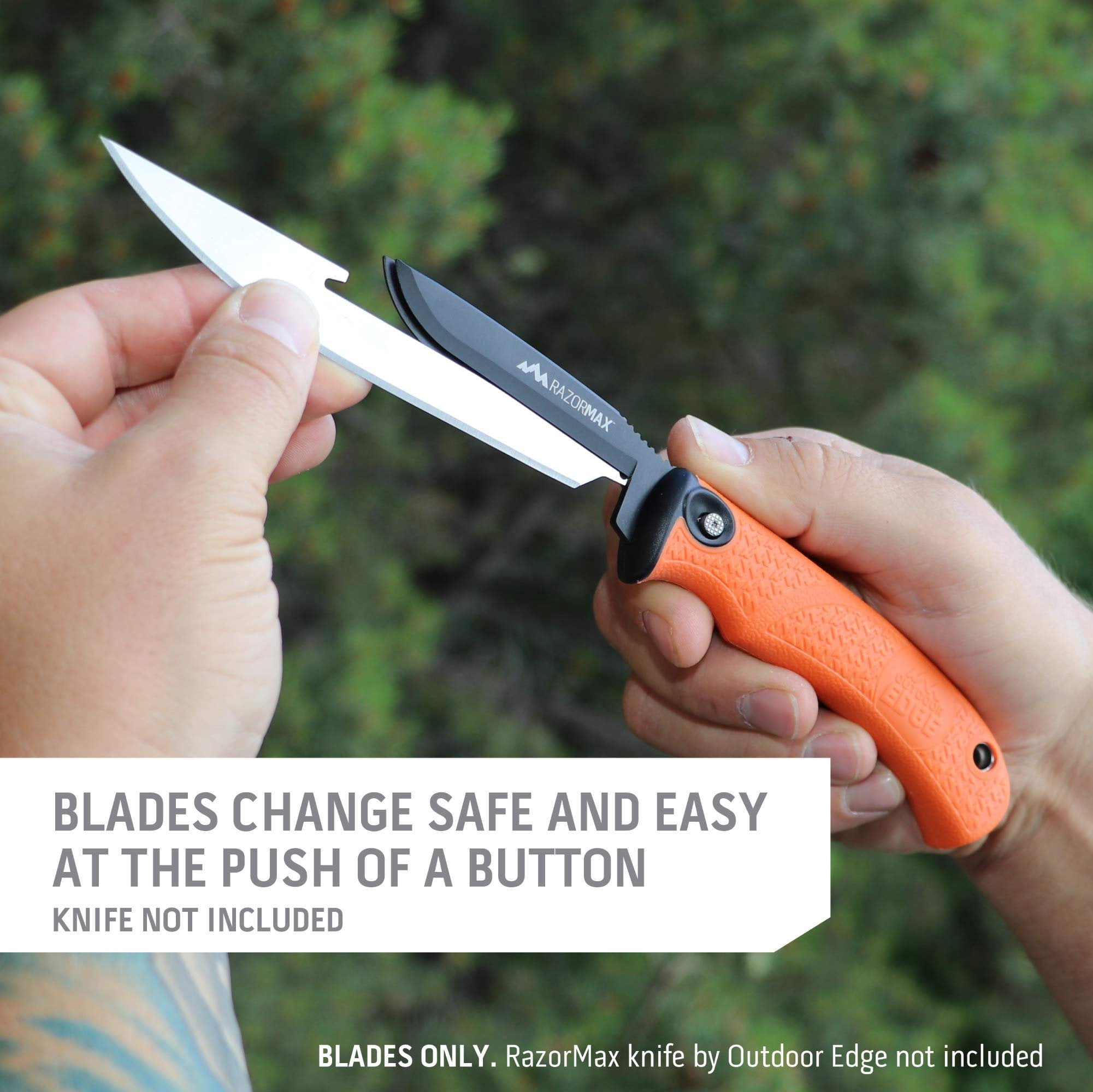 Outdoor Edge Replacement RazorMax Knife Blades 5" Boning 420J2 Stainless Steel 6PK