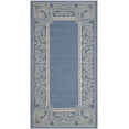 thumbnail image 2 of Safavieh Courtyard Cooper Botanical Indoor/Outdoor Area Rug, Blue/Natural, 2'7" x 5', 2 of 13