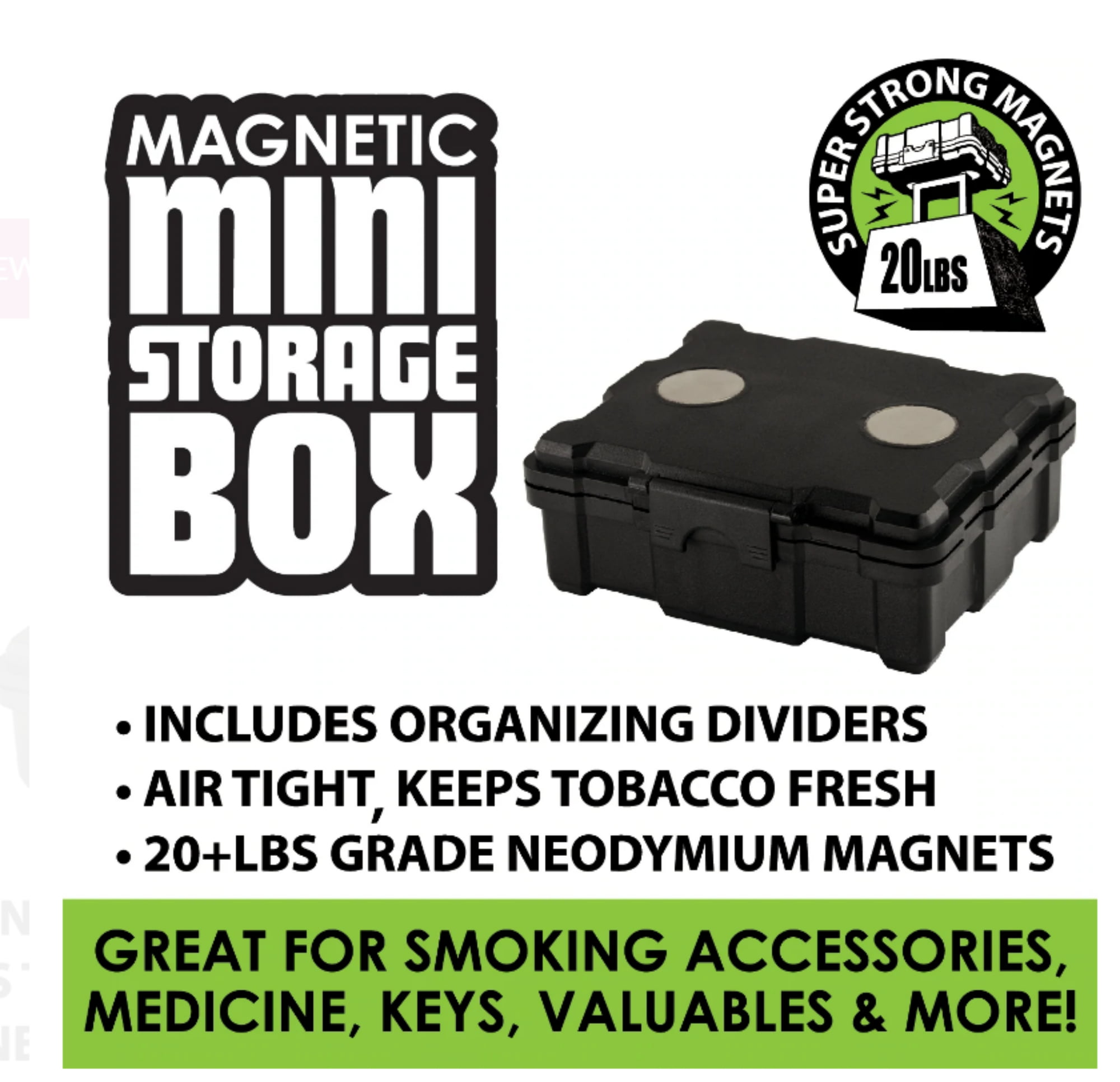 Mini Magnetic Storage Box – Smokezilla Shop