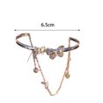 thumbnail image 5 of rygai Women Bangle Half Chain Splicing Adjustable Elegant Fairy Silver Color Hollow Butterflies Ladies Bracelet Fashion Jewelry,Silver, 5 of 7