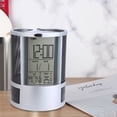 thumbnail image 4 of Osdhezcn Digital LCD Desk ALarm Clock & Mesh Rulers Pen Pencil Holder for Time Temp Calen, 4 of 10