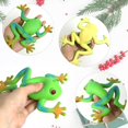 thumbnail image 3 of Lohoee 5 Piezas Juguetes de Rana Figura de Rana Realista Modelo Animal Rana Suave y Elástico Alivio del Estrés Juguete de Rana de Mano para Decoraciones de Fiesta en el hogar o Regalo, 3 of 5