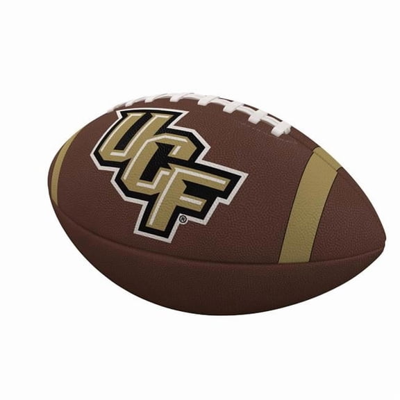Logo Brands 118-93FC-1 NCAA University of Central Florida Team Stripe Official-Size Composite Football