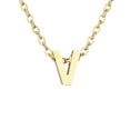 thumbnail image 1 of Delicado collar de oro para las mujeres lindo nombre de la letra gargantilla collares para niñas joyas, 1 of 3