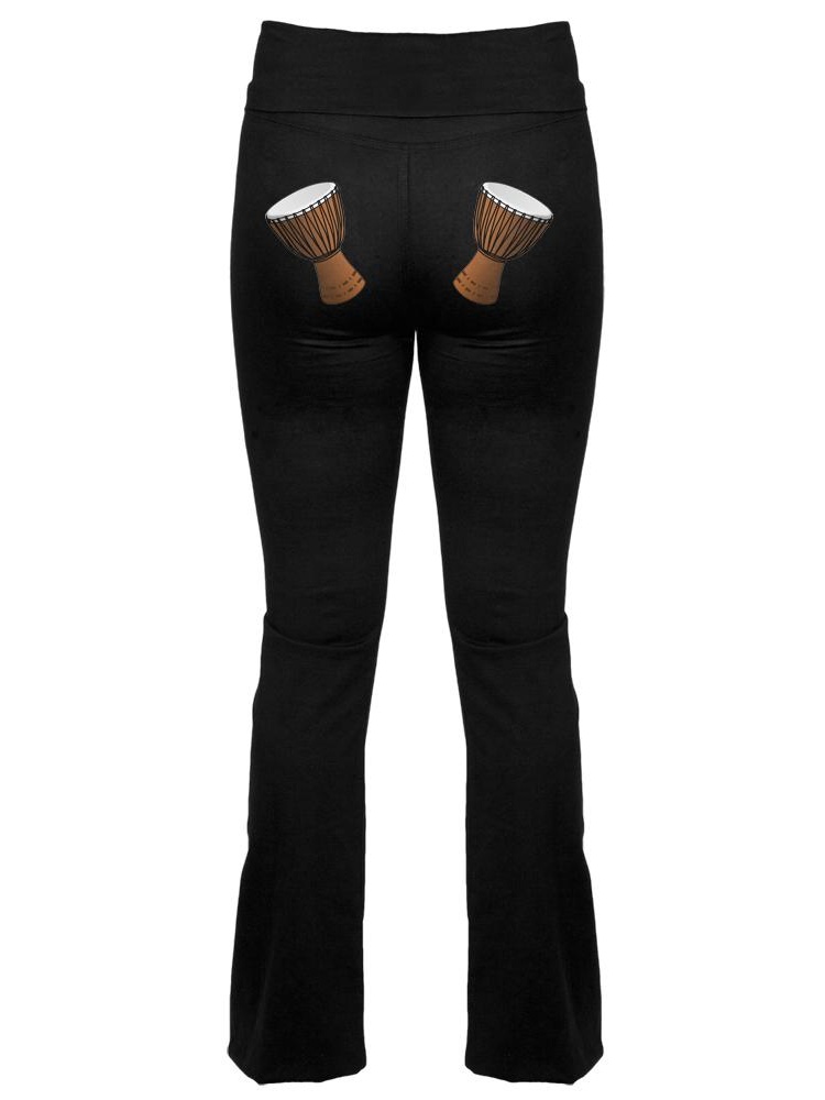 Bang My Drums Bongo Funny Yoga Pants 
