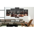 thumbnail image 2 of Tiptophomedecor Stretched Canvas Wall Art  - Grey City - Stretched & Framed Ready To Hang Art, 2 of 4