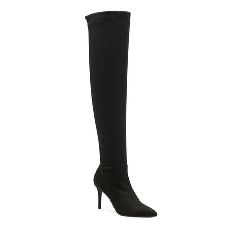 JESSICA SIMPSON Womens Black Cushioned Abrine Stiletto Zip-Up Dress Heeled Boots 5.5 M