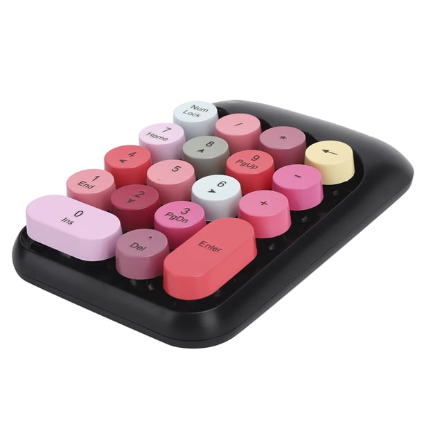Mecánico 2,4G 18 Teclas Inalámbrico Mecánico Teclado Numérico Portátil Accesorio De Computadora De Escritorio