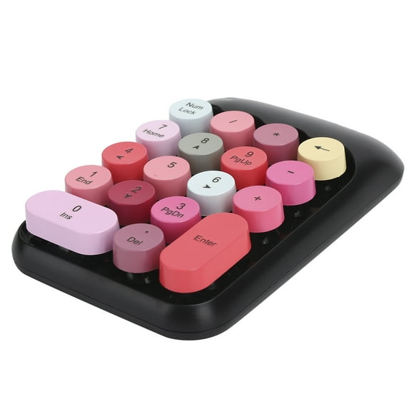 Mecánico 2,4G 18 Teclas Inalámbrico Mecánico Teclado Numérico Portátil Accesorio De Computadora De Escritorio