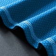 thumbnail image 5 of SeCaotees Short Sleeve Athletic Workout Tees for Men Crew Neck Relaxed Fit Quick‑Dry Moisture Wicking Fabric Sports Training Pullover Tops Sky Blue,XXXXXL, 5 of 6