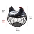 thumbnail image 3 of Eggs Holder Basket Organizer Storage Ceramic Fruit Container Kitchen Hen Decor, 3 of 3