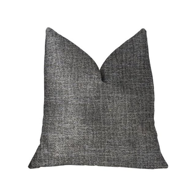 Oreiller de Luxe Gris Dauphin&44; 18 x 18 Po.