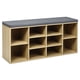 thumbnail image 2 of Costway Banco Zapatero con Asiento de Cojín Banco para Cambiar Zapatos Estantería de Aglomerado para Pasillo Entrada Dormitorio Salón 104 x 30 x 48 cm, 2 of 10
