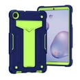 thumbnail image 2 of Dteck Shockproof Case For Samsung Galaxy Tab A 8.4 inch 2020 Model SM-T307, Heavy Duty Rugged Hybrid Case High Impact Full Body Kickstand Protective Cover (no built-in screen protector), Navy + Green, 2 of 4