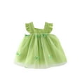 thumbnail image 1 of Robes pour Fillettes Robe Sans Manches à Volants en Tulle Robe de Printemps pour Filles Robe Arc-en-Ciel pour Bébés Filles Robes pour Bébés 2-3 Ans, 1 of 3