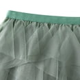 thumbnail image 2 of Solid Color Layered Mesh Fairy A-Line Skirt for Women, 2 of 6