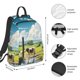 thumbnail image 2 of Disketp Countryside Farm Cow Mochila Ligera e Impermeable, Mochila de Día Resistente para Viajes, Senderismo y Uso Diario para Hombre y Mujer, 2 of 7