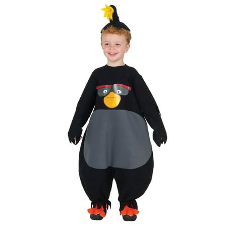 Toddler Black Angry Birds Costume