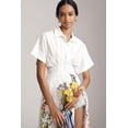 thumbnail image 3 of Women's Boho Floral Print Button Down Shirt Dress Short/Long Sleeve Collared A-Line Midi Casual Dress, 3 of 4